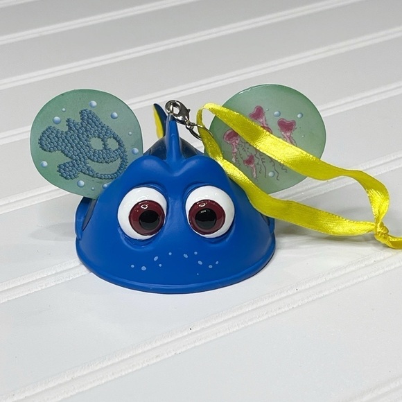 Disney Parks Dory Mickey Ear Hat Christmas Ornament Finding Nemo - Picture 1 of 3
